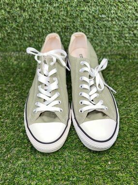 Converse Chuck Taylor All Star Olive Green Low Top Sneakers - Size 9 M -
